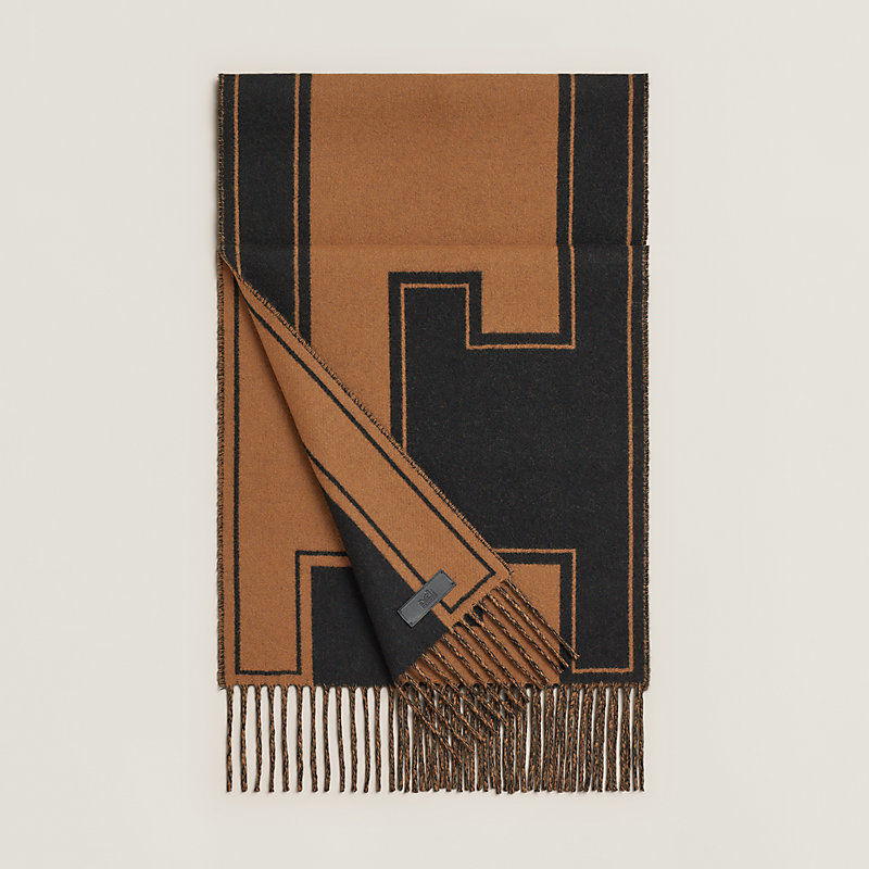 Casaque Clefs de H scarf - Grey | Hermès USA
